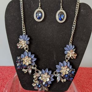 Necklace and earrings
